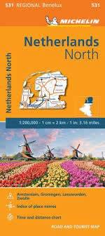 Netherlands North Travel Map: Detailed Roads, Mileage & Points of Interest. Explore the Northern Netherlands with our detailed travel map. Find roads, mileage, points of interest, cycling routes & more. Perfect for planning your trip! Embark on an unforge