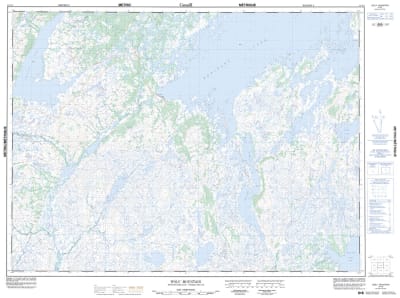 012A02 - WOLF MOUNTAIN - Topographic Map