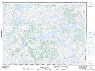 012A03 - BURNT POND - Topographic Map