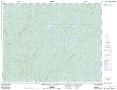 012M03 - PETITE RIVIERE DE L'ABBE-HUARD - Topographic Map