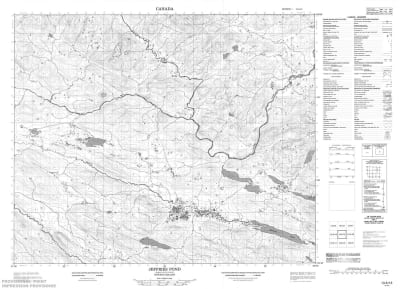 013A15 - JEFFRIES POND - Topographic Map