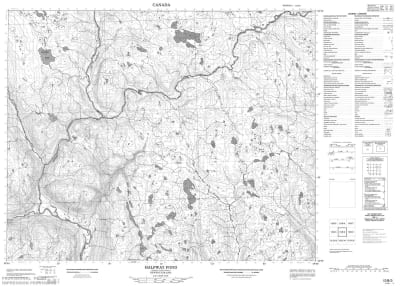 013B03 - HALFWAY POND - Topographic Map