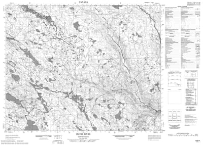 013B04 - MATSE RIVER - Topographic Map