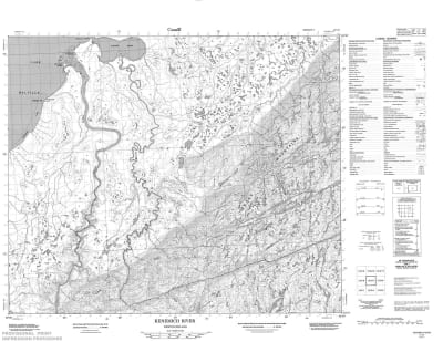 013G05 - KENEMICH RIVER - Topographic Map