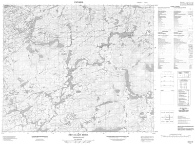 013G10 - ETAGAULET RIVER - Topographic Map
