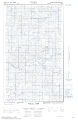 013H13W - NORTH RIVER - Topographic Map