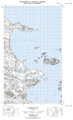 013H14E - TRUNMORE BAY - Topographic Map