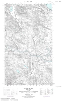 013H14W - TRUNMORE BAY - Topographic Map