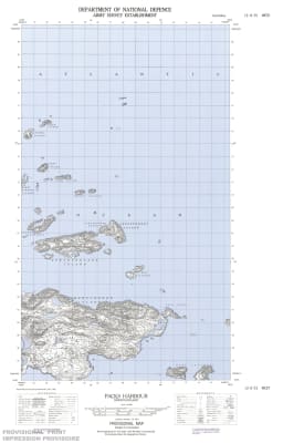 013H15W - PACKS HARBOUR - Topographic Map