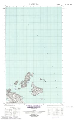 013H16W - GRADY HARBOUR - Topographic Map