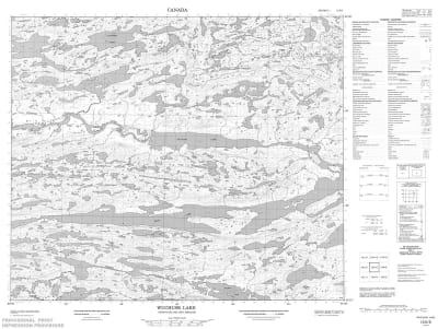 013K05 - WUCHUSK LAKE - Topographic Map