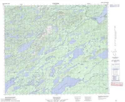 013K07 - NO TITLE - Topographic Map