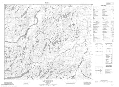 013K10 - KAIPOKOK RIVER - Topographic Map