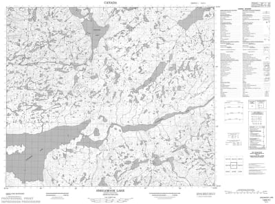 013K11 - SNEGAMOOK LAKE - Topographic Map