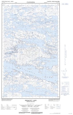 013L03W - FREMONT LAKE - Topographic Map
