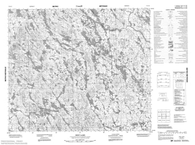 013L12 - SPOT LAKE - Topographic Map