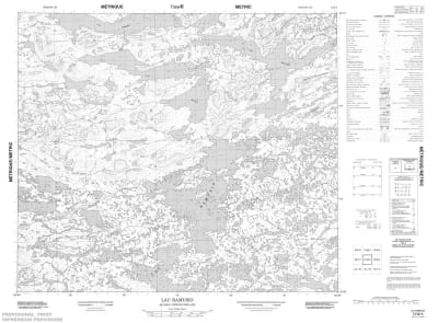 013M04 - LAC RAMUSIO - Topographic Map