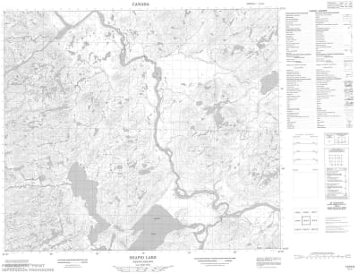 013N03 - SHAPIO LAKE - Topographic Map