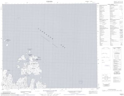 013N16 - NUNAKSALUK ISLAND - Topographic Map