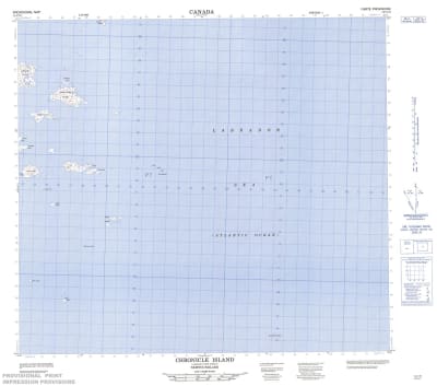 014C10 - CHRONICLE ISLAND - Topographic Map