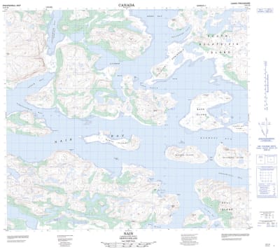 014C12 - NAIN - Topographic Map