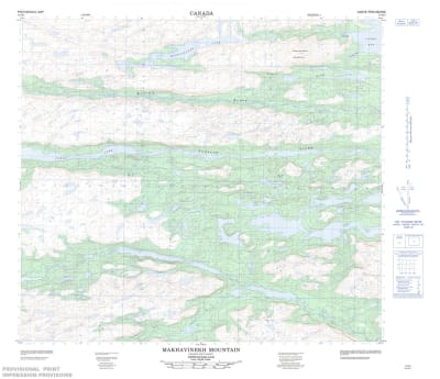 014D01 - MAKHAVINEKH MOUNTAIN - Topographic Map