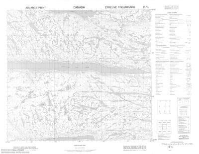 014D10 - TASISUAK LAKE - Topographic Map