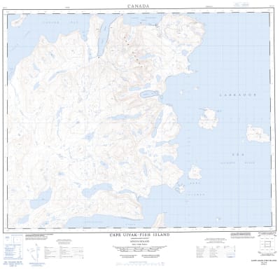 014L07 - CAPE UIVAK - Topographic Map