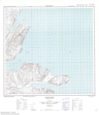 014M03 - GULCH CAPE - Topographic Map
