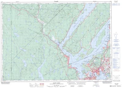 021G08 - SAINT JOHN - Topographic Map