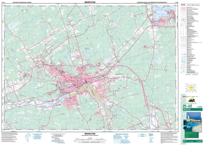 021I02 - MONCTON - Topographic Map