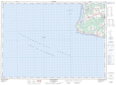 021I08 - CAPE EGMONT - Topographic Map