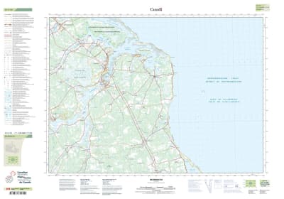 021I10 - RICHIBUCTO - Topographic Map