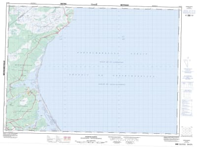 021I15 - POINTE-SAPIN - Topographic Map