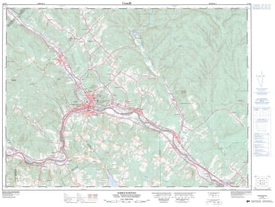 021N08 - EDMUNDSTON - Topographic Map