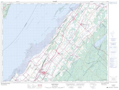 021N12 - SAINT-PASCAL - Topographic Map