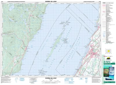 021N13 - RIVIERE-DU-LOUP - Topographic Map