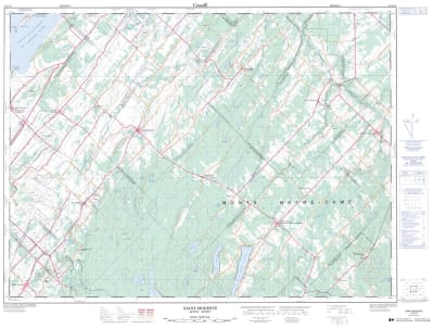 021N14 - SAINT-MODESTE - Topographic Map
