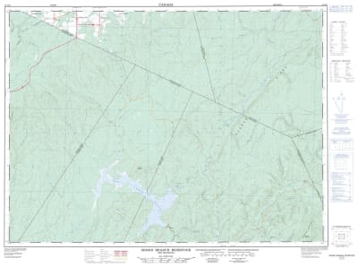 021O06 - SISSON BRANCH RESERVOIR - Topographic Map