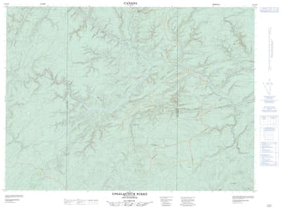 021O10 - UPSALQUITCH FORKS - Topographic Map