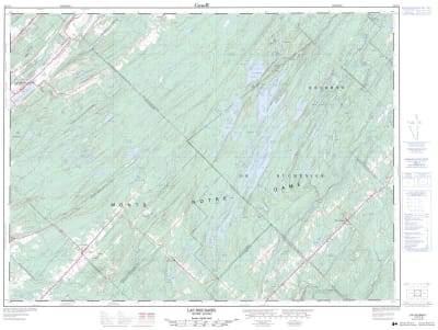 022C02 - LAC DES BAIES - Topographic Map