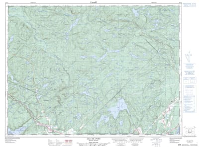 022C05 - LAC DE PONS - Topographic Map