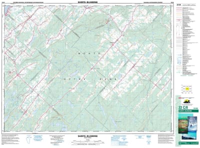 022C08 - SAINTE-BLANDINE - Topographic Map