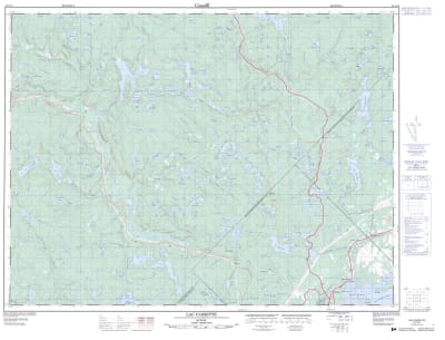 022C14 - LAC CASSETTE - Topographic Map