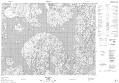 022E09 - LAC GOUIN - Topographic Map