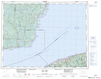 022G - CAP-CHAT - Topographic Map