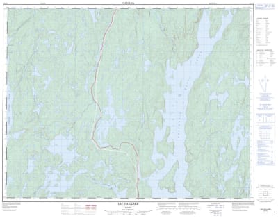 022K02 - LAC GAILLARD - Topographic Map