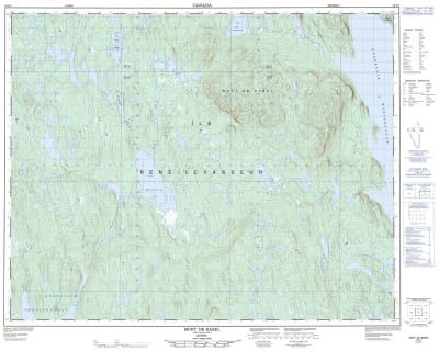 022N07 - MONT DE BABEL - Topographic Map