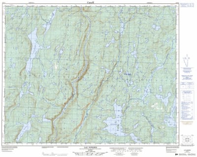 022O01 - LAC NIPISSIS - Topographic Map