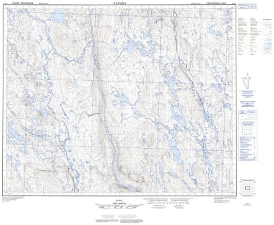 023B02 - RIVIERE AUX PEKANS - Topographic Map